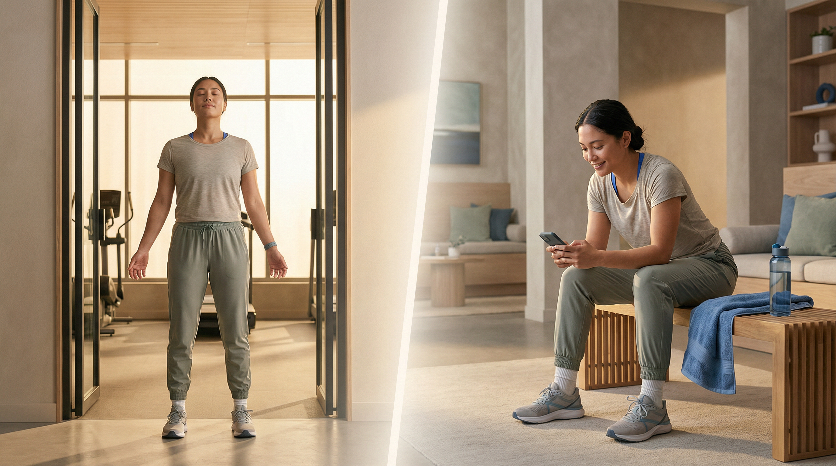 Before and after a habit — mental preparation and reinforcement